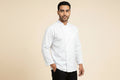 3/4 Sleeve Chef Coat White 
