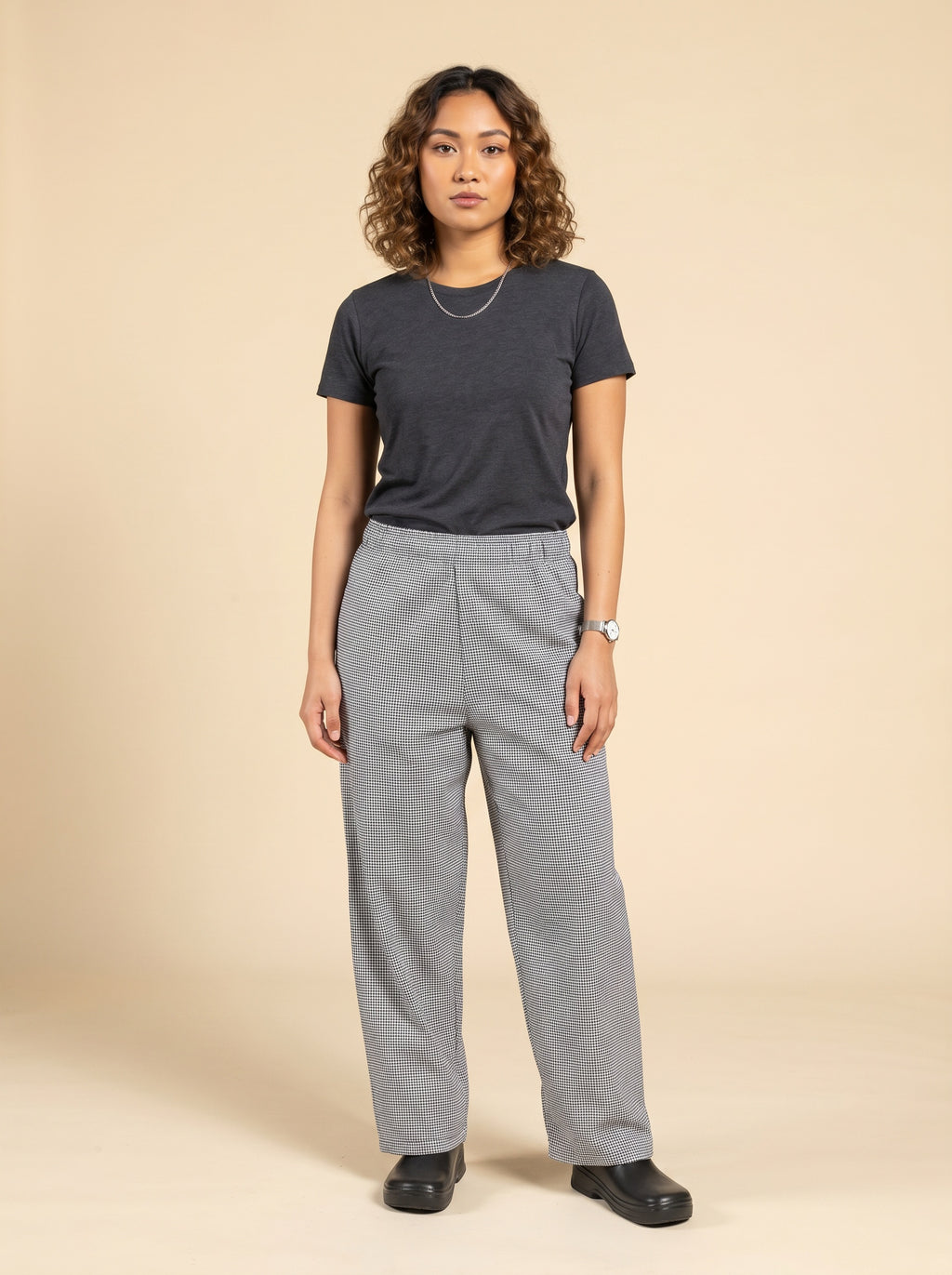 7302 Cotton Classic Chef Pant Houndstooth
