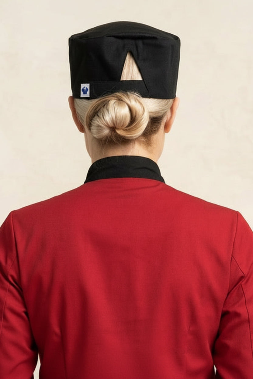 Adjustable Skullcap Mesh Pro Vent Black Back View 