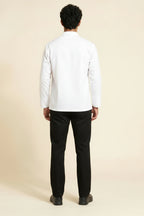 Barbados Pro Vent Chef Coat White Back