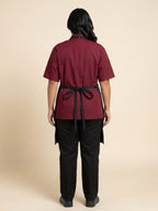 Black Butcher Apron Back