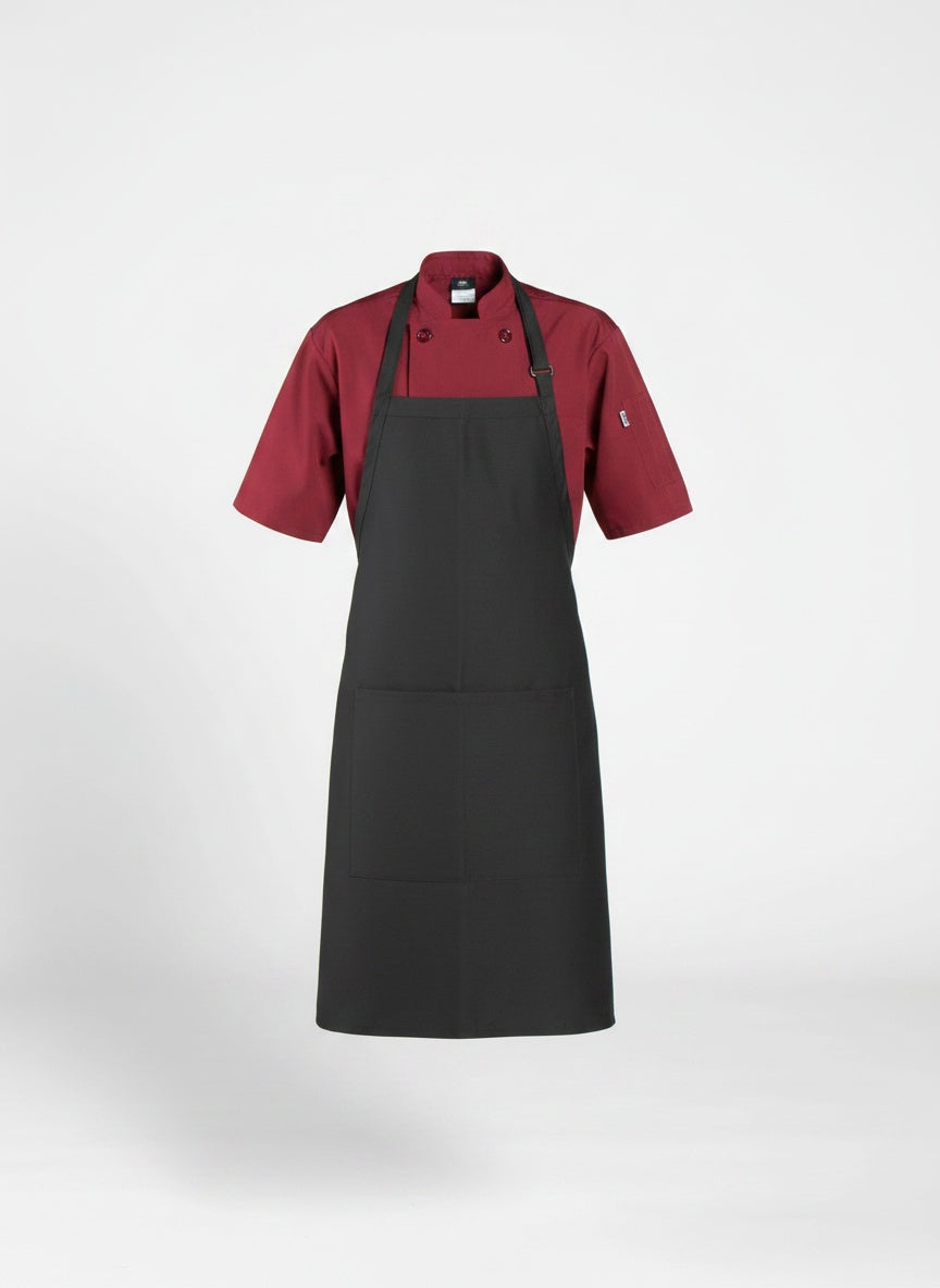 Black Butcher Apron Flat