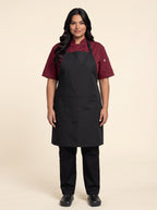 Black Butcher Apron Front