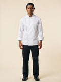 Bordeaux Chef Coat White 