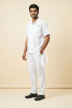 CHEF Embroidered Shirt Whte