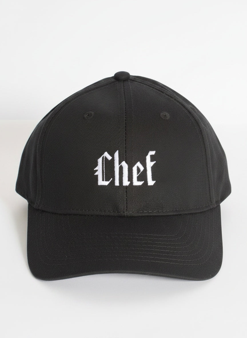Chef Baseball Cap Black 1
