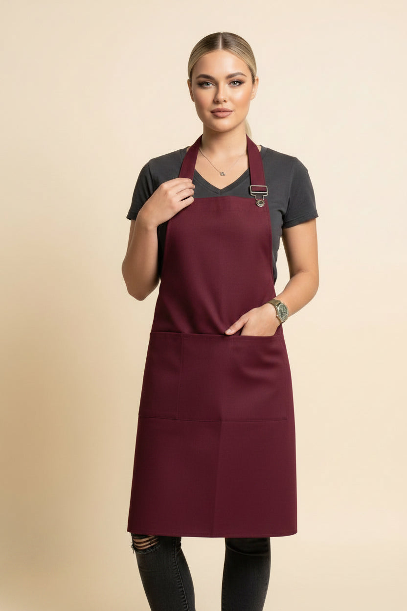 Chicago Apron 3356 Burgundy 