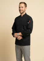 Classic_Chef_Coat_Black 3