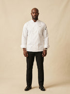 Classic Knot Chef Coat White 