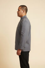 Euro FIT NeoTraditional Chef Coat Gray