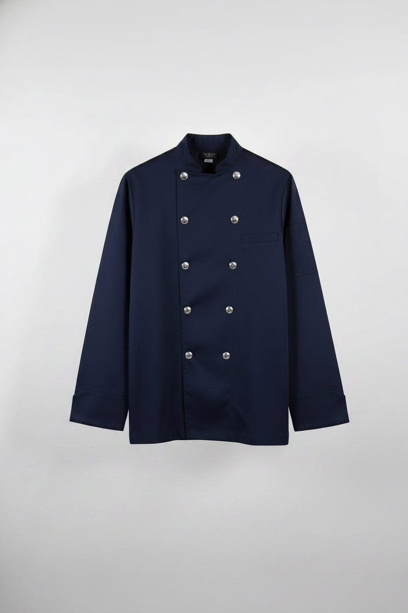 Euro FIT NeoTraditional Chef Coat Navy