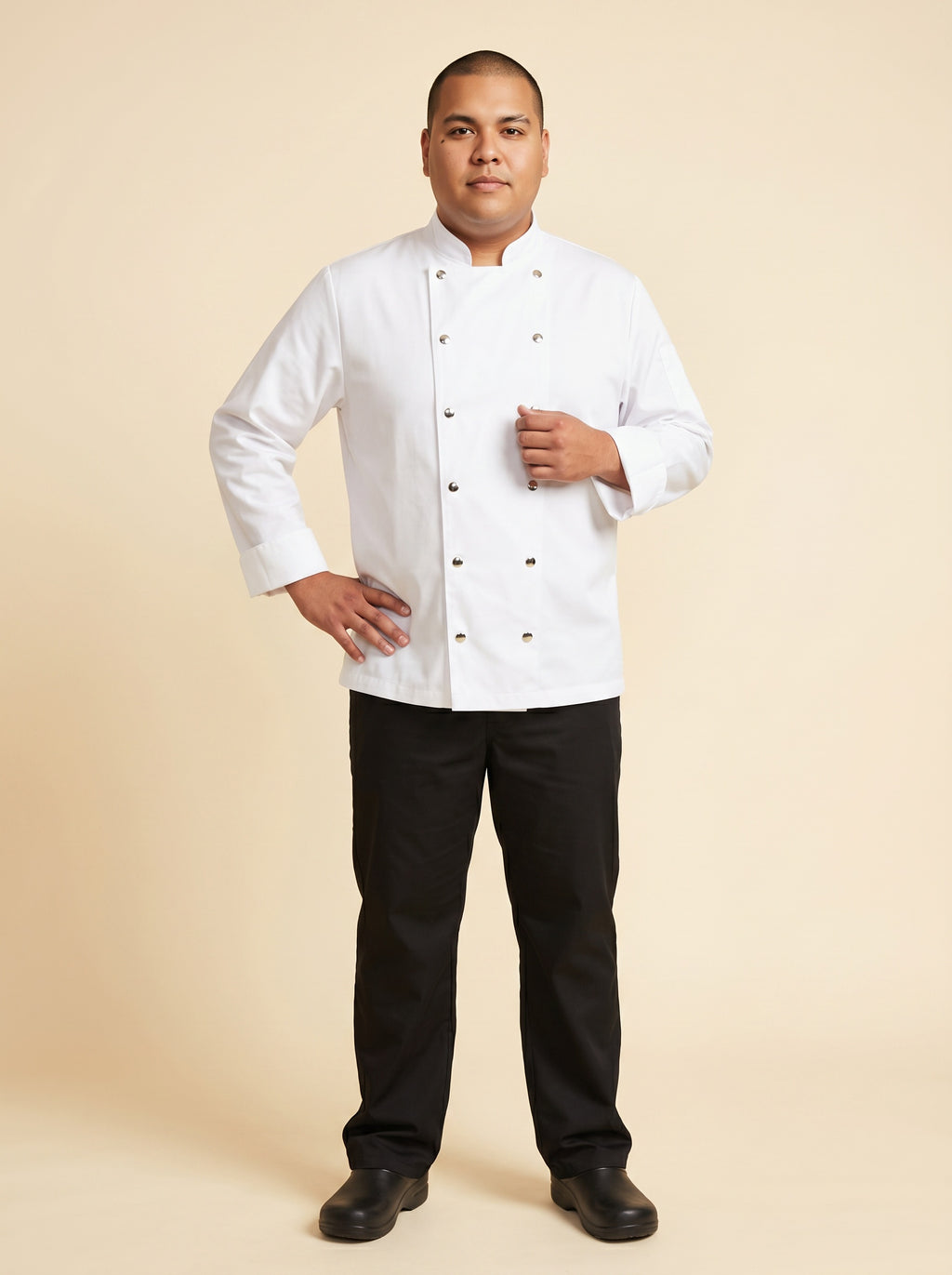Euro FIT NeoTraditional Chef Coat White