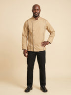 Milan Chef Coat Khaki