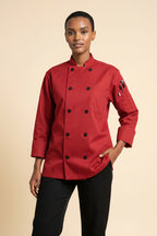 Moroccan Chef Coat Red Front
