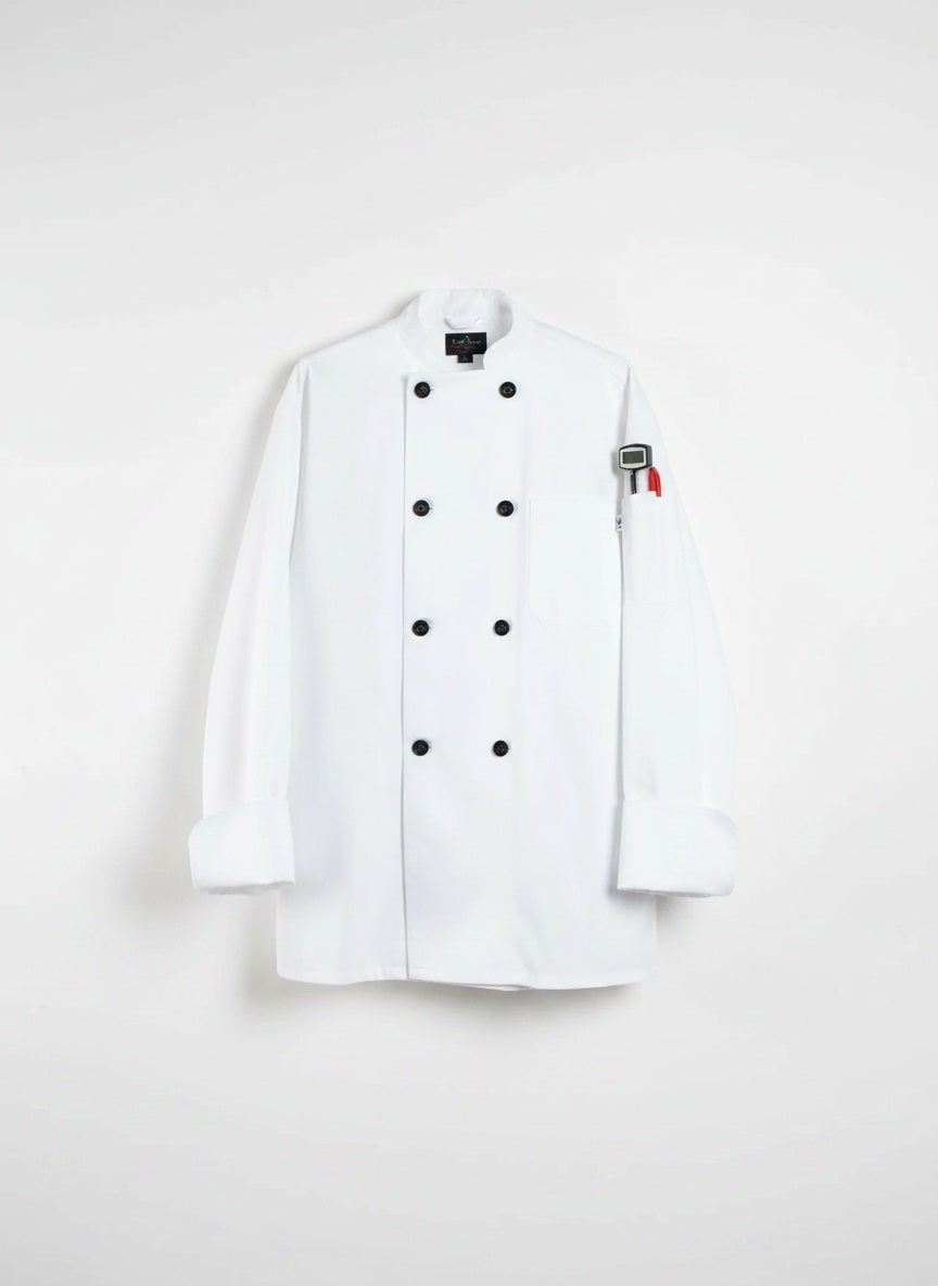 Moroccan Chef Coat White Flat
