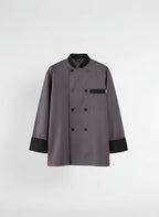Newport Contrast Trim Coat Gray Flat