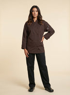 Orleans Chef Coat Brown 