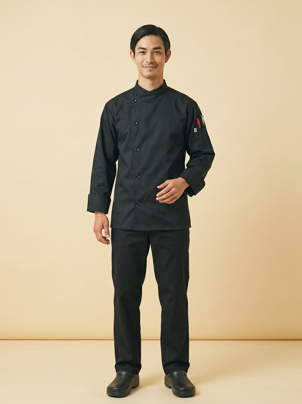 Rio Chef Coat Black