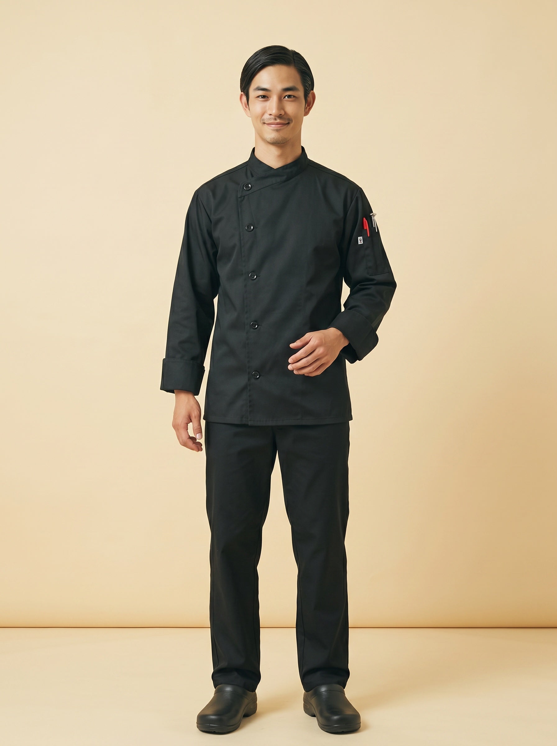 Rio Chef Coat Black