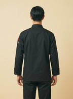 Rio Chef Coat Black Back