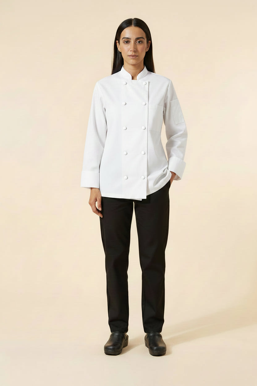 Sedona Women's Chef Coat White 