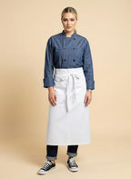 Standard Bistro Apron with 2 Patch Packets UC3012 White 1
