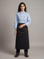 Standard Bistro Apron with Concealed Pocket UC3966 Black