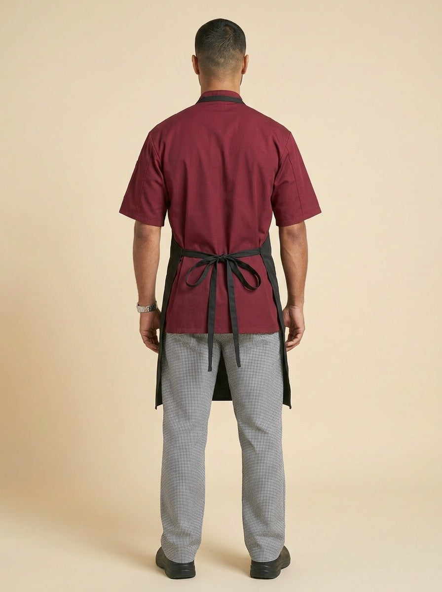 Standard Butcher Apron with Split Pocket UC3011 Black 1