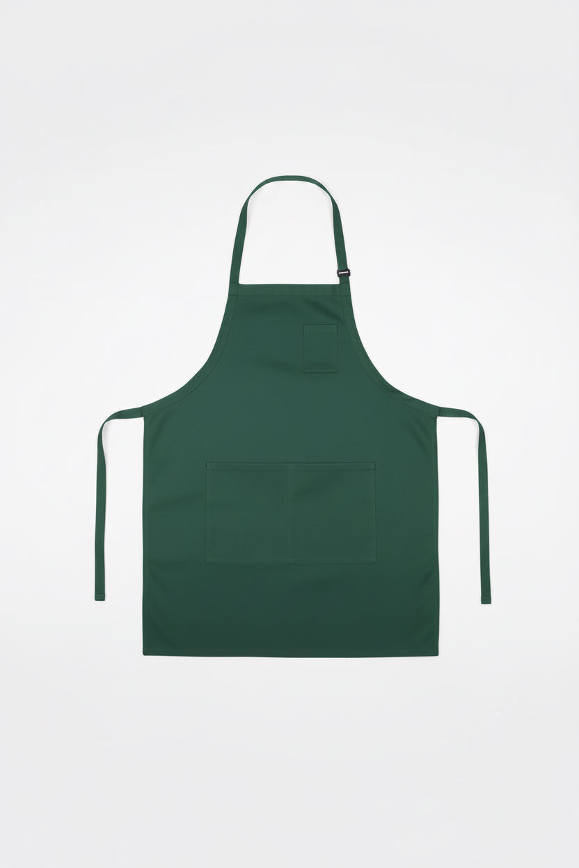 Standard Butcher Apron with Split Pocket UC3011 Hunter Green