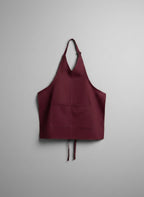Standard V-Neck Apron with Split Pocket – UC3005 Burgundy 