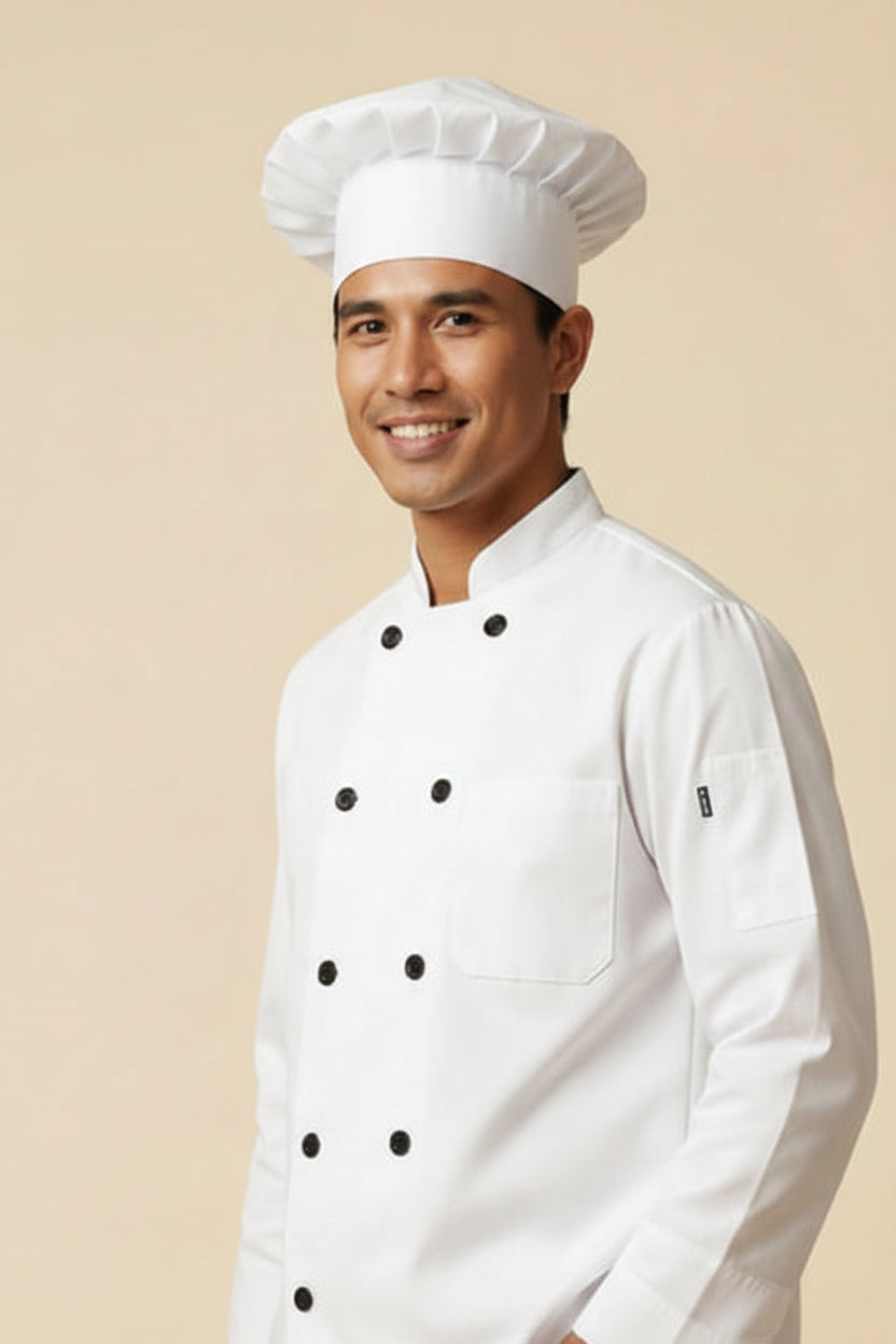 Traditional Chef Hat White 