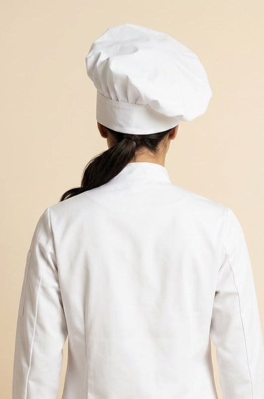 Twill Chef Hat White