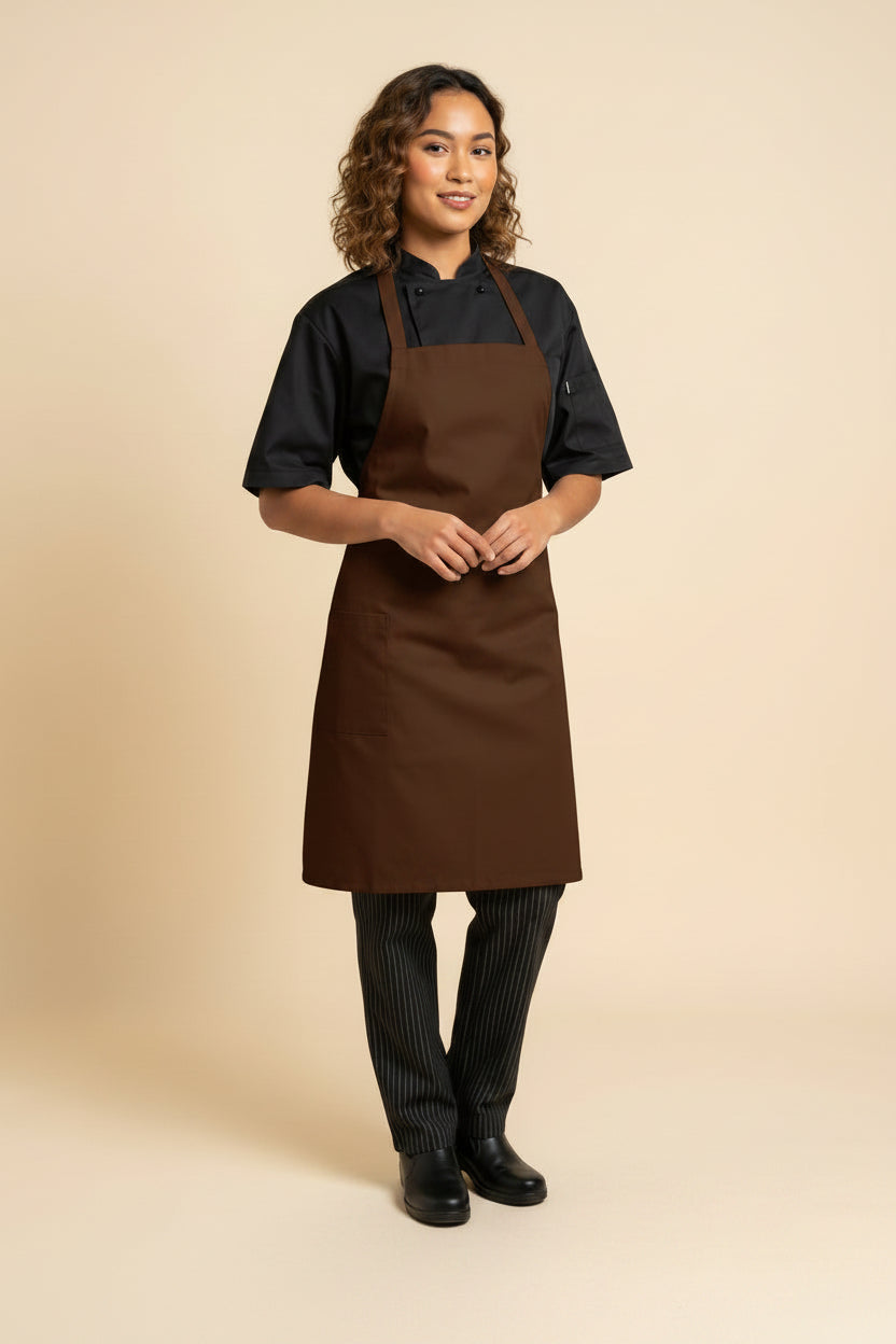 Utility Bib Apron Chocolate