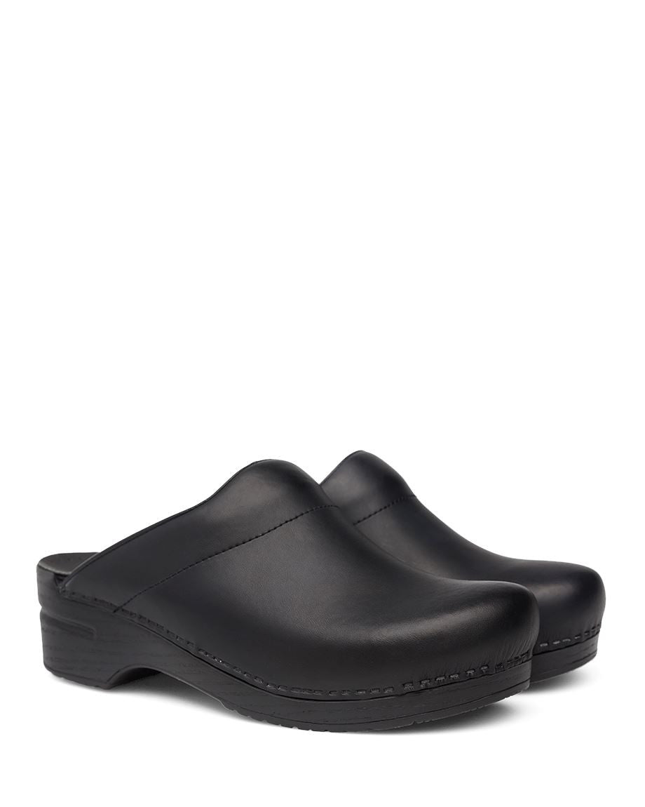 Dansko Karl Black Box Chef Clog