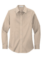 Woman's Fitted Long Sleeve Worry Free Shirt