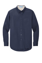 Mens Fitted Worry Free Shirt