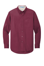 Mens Fitted Worry Free Shirt
