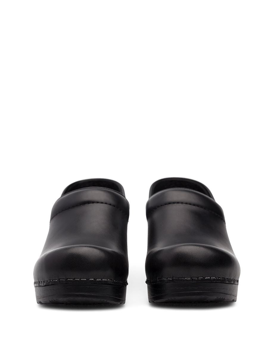 Dansko Black Box Leather Professional Clogs