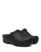 Dansko Sonja Oiled Black Traditional Clog