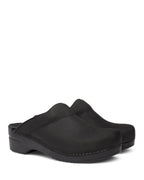 Dansko Karl Black Oiled Chef Clog