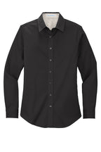 Woman's Fitted Long Sleeve Worry Free Shirt