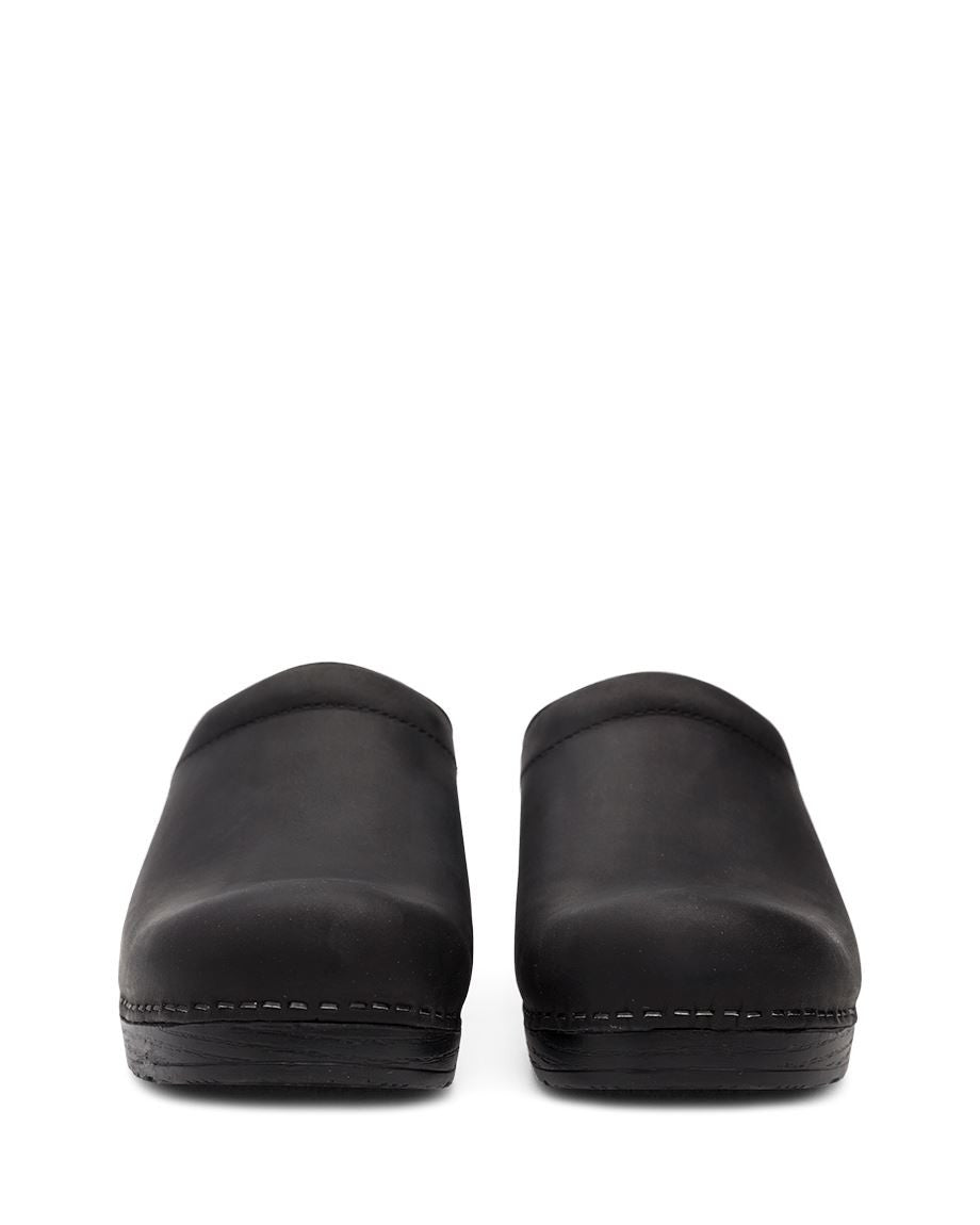 Dansko Sonja Oiled Black Traditional Clog