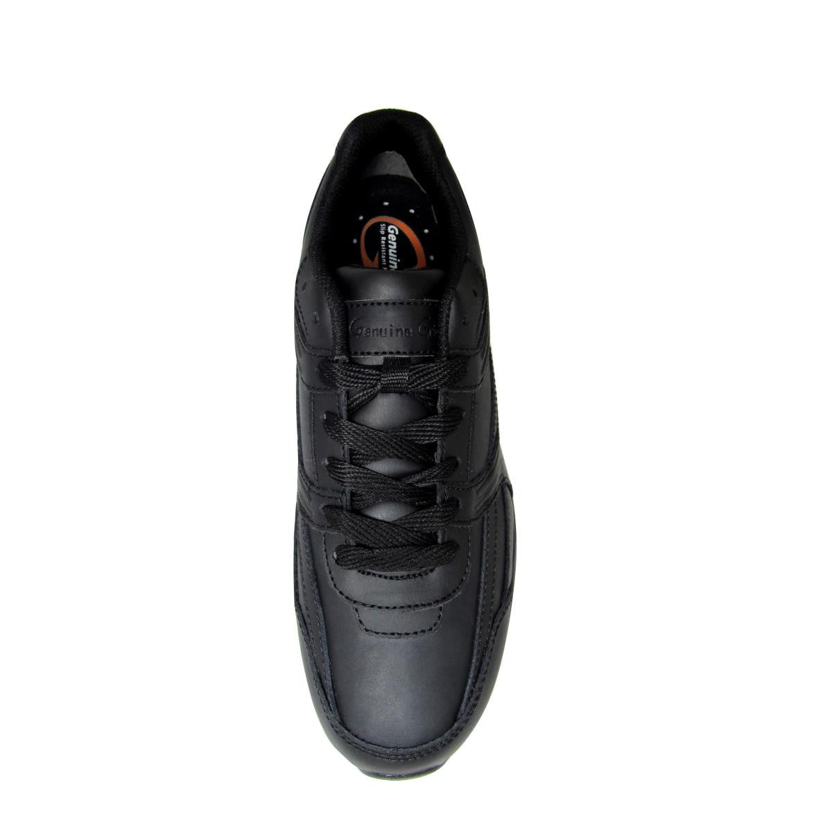 Genuine Grip Men's Athletic Chef Shoe in Black